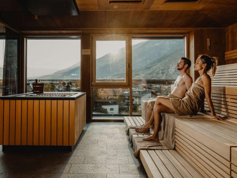 Relaxing moments at the wellness hotel in the Venosta Valley!