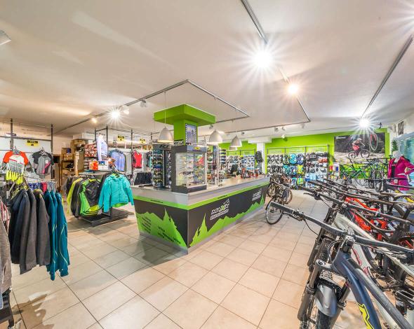 Alles, was Du brauchst – unser Bike Shop & Verleih 