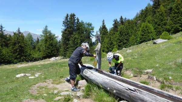 Eine gigantische Gipfeltour mit dem E-MTB im Vinschgau