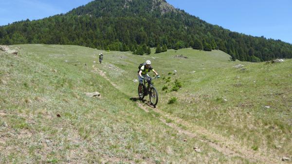 Eine gigantische Gipfeltour mit dem E-MTB im Vinschgau