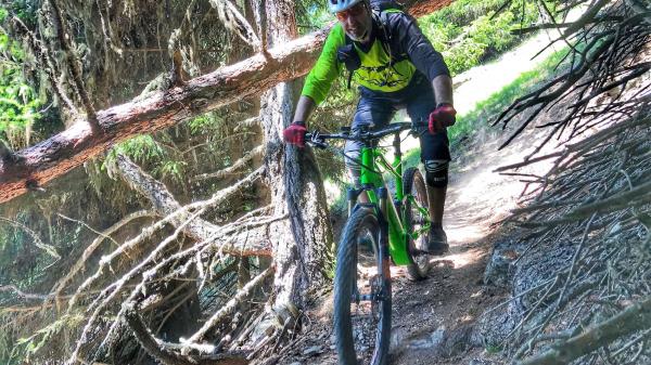Eine gigantische Gipfeltour mit dem E-MTB im Vinschgau