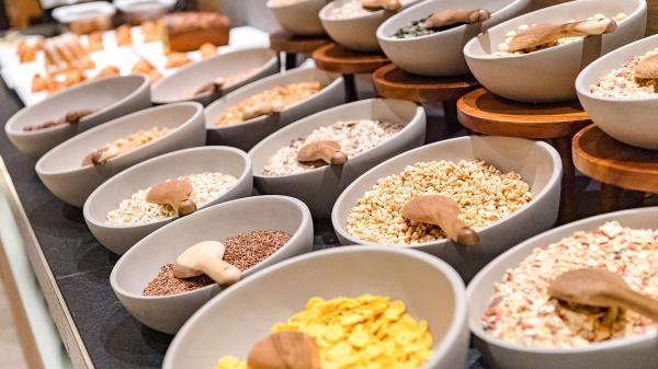 Erstklassiges Frühstücksbuffet
