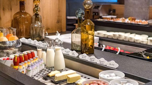 Erstklassiges Frühstücksbuffet