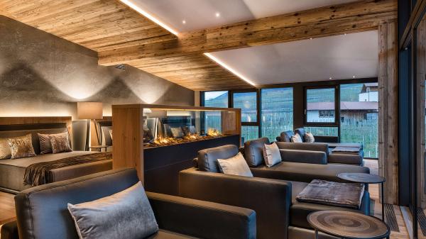 Panorama Ruheraum im Sky Spa
