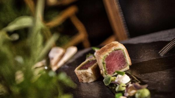 Thinfischsteak im Baguettemantel