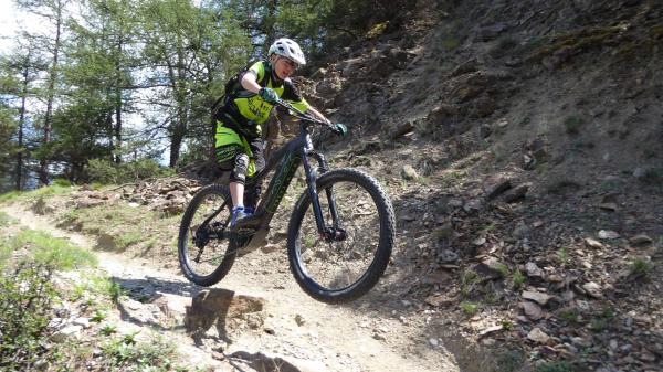 Und wieder zwei begeisterte Biker auf dem E-MTB