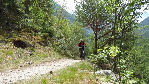Und wieder zwei begeisterte Biker auf dem E-MTB