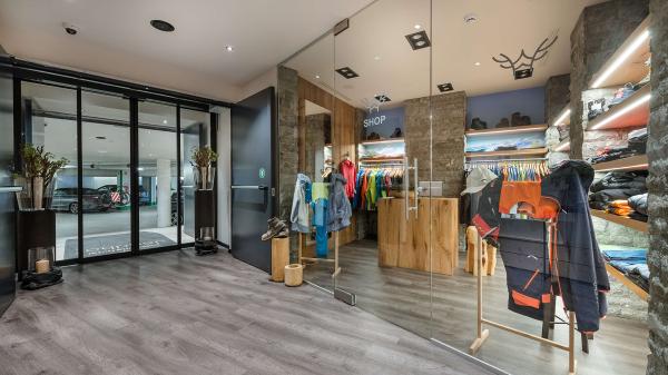 Wandershop mit unterirdischem Eingang